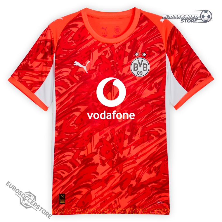 Red Goalkeeper Jersey of Borussia Dortmund for the 25-26 Season