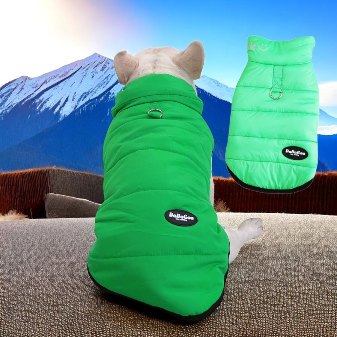 French Bulldog Premium Frenchie Winter Jacket Comfortable Vest With D