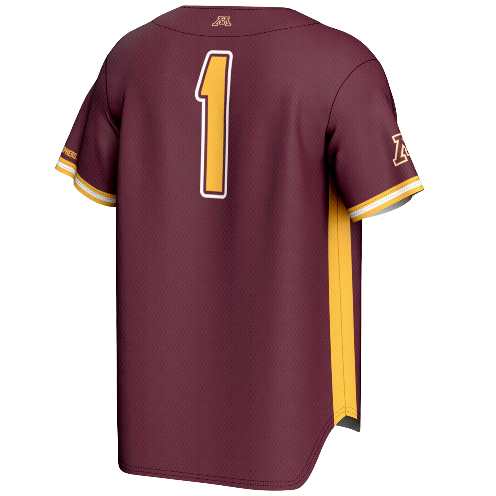 [NJP] Minnesota Golden Gophers GameDay Greats Youth Baseball Jersey Lightweight - Maroon