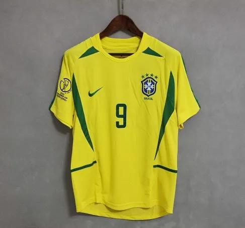 2002 Brazil Authentic Jersey Retro World Cup - Modern Comfort Fit -