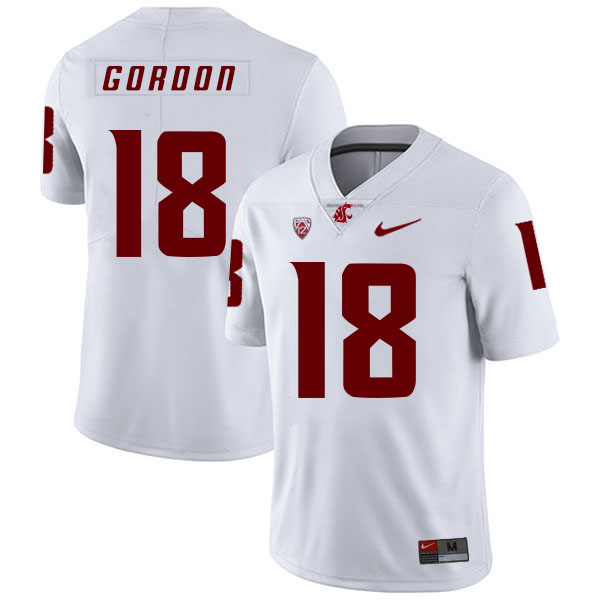 Men's None White 2024 official licensed Anthony Gordon #18 home