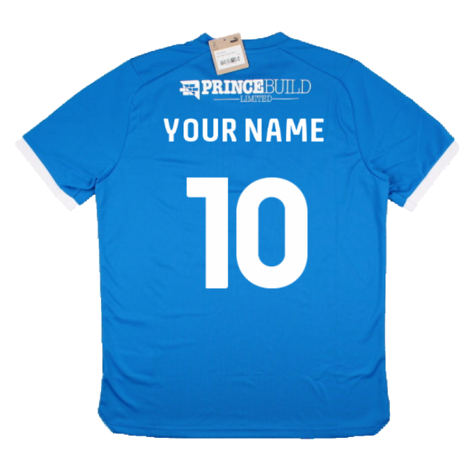 2023-2024 Peterborough United Home Shirt Your Name Fan Edition