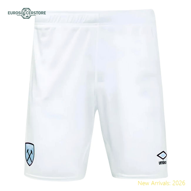 2024-2025 West Ham Home Shorts (White) - Kids