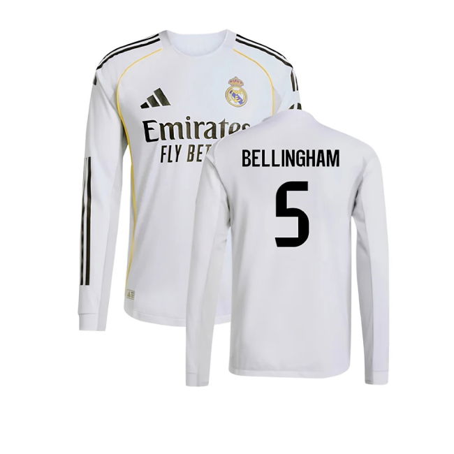 Premium 2025-2026 Real Madrid Home With Modern Design - Easy Care