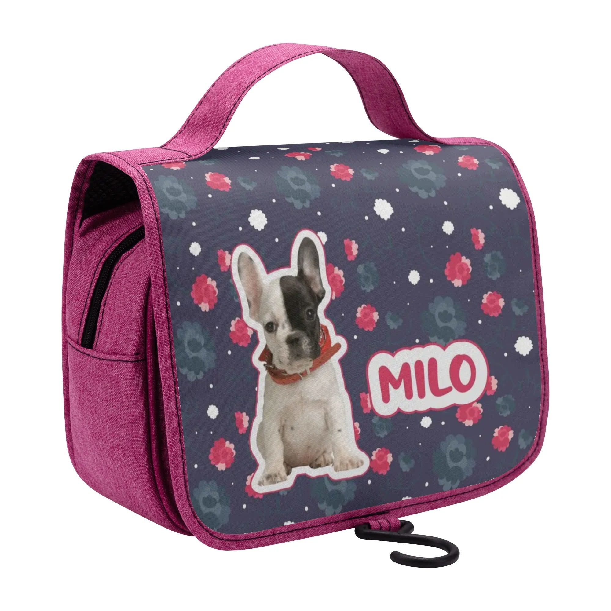 Travel Bag With Your French Bulldog’s Name And Image Summer Wear