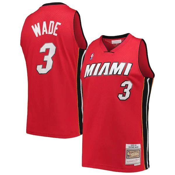 Dwyane Wade MIA Official Swingman Jersey - Durable - Licensed Product