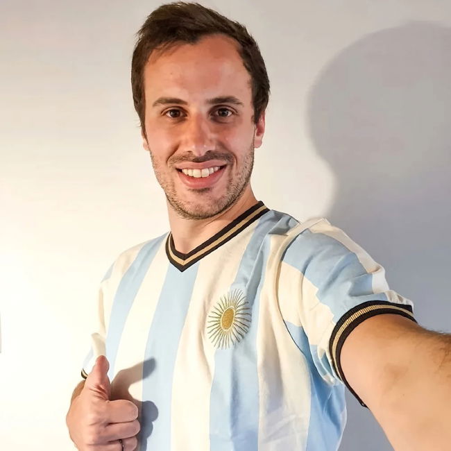 Argentina Country Team Supporter Shirt - Adults Version (2)