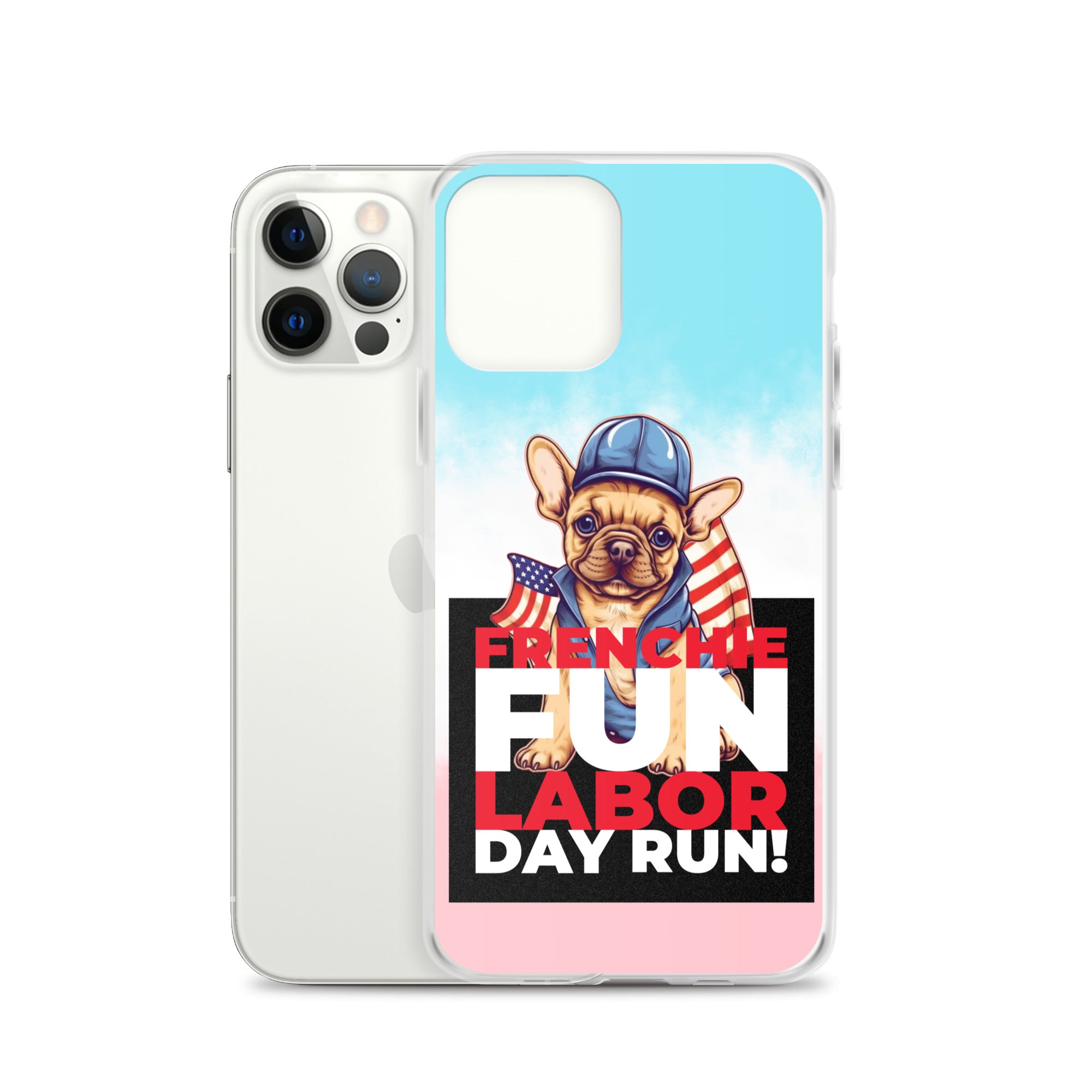 Cozy Frenchie Fun - Clear Case For Iphone® for French Bulldog Lovers
