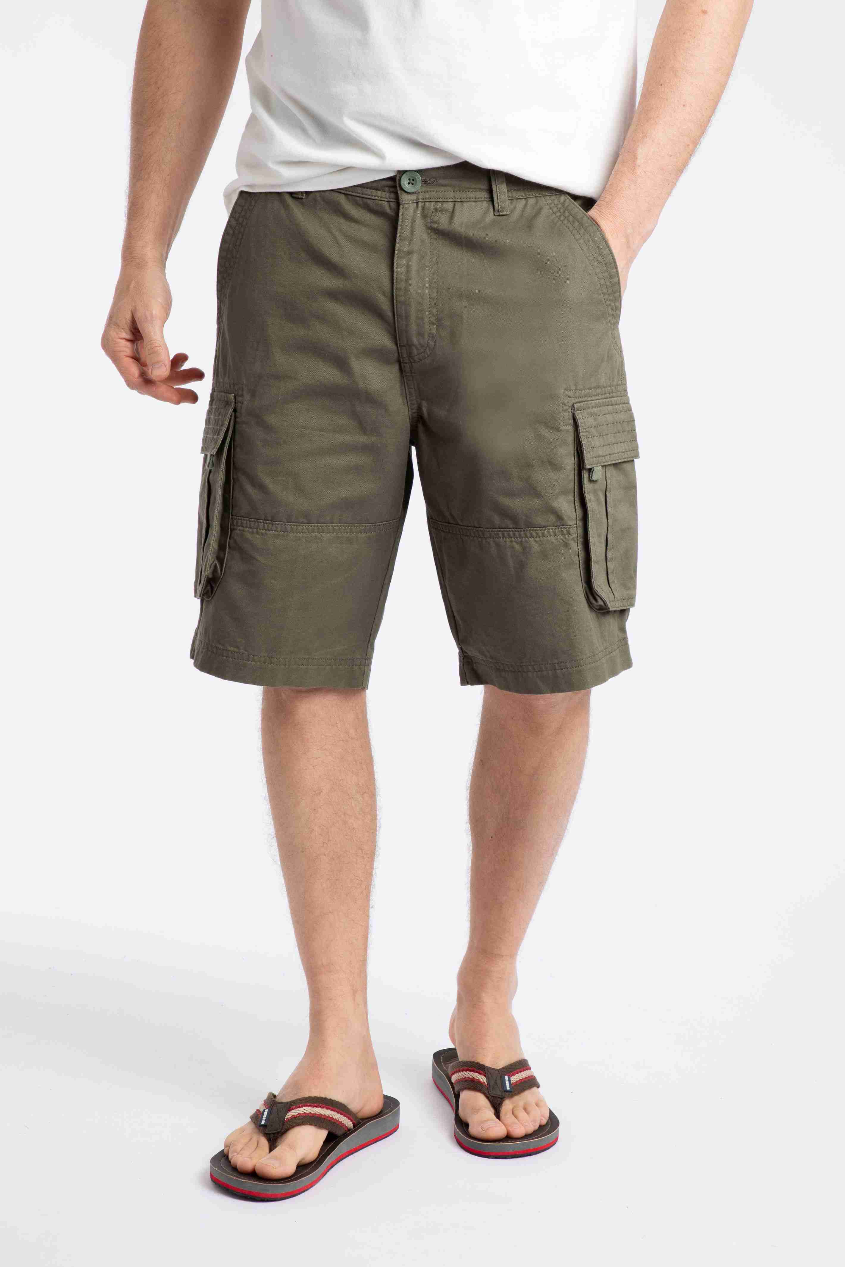 Rigney Cargo Shorts Dark Olive
