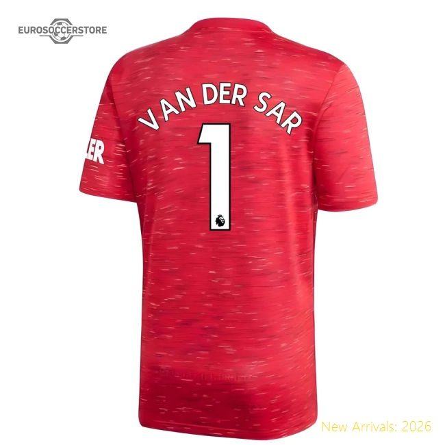 Premium 2020-2021 Man Utd Adidas Home Football Shirt (kids) (van Der