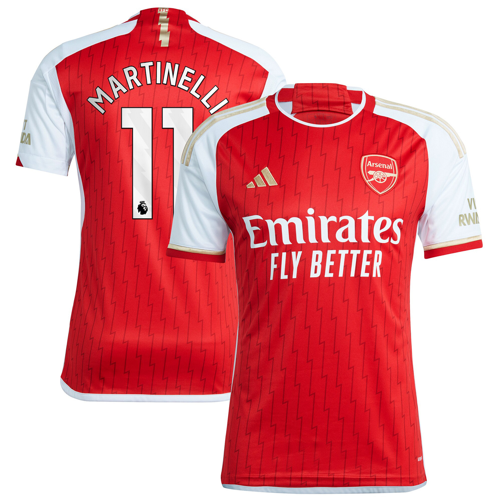 Adidas Arsenal adidas arsenal martinelli #11 Home Jersey 23/24