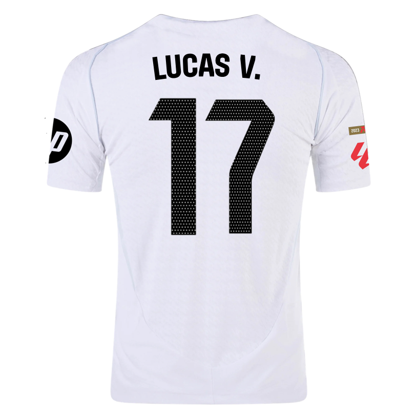 Real Madrid Patches 2024-2025 La  Home Jersey – Authentic Shirt