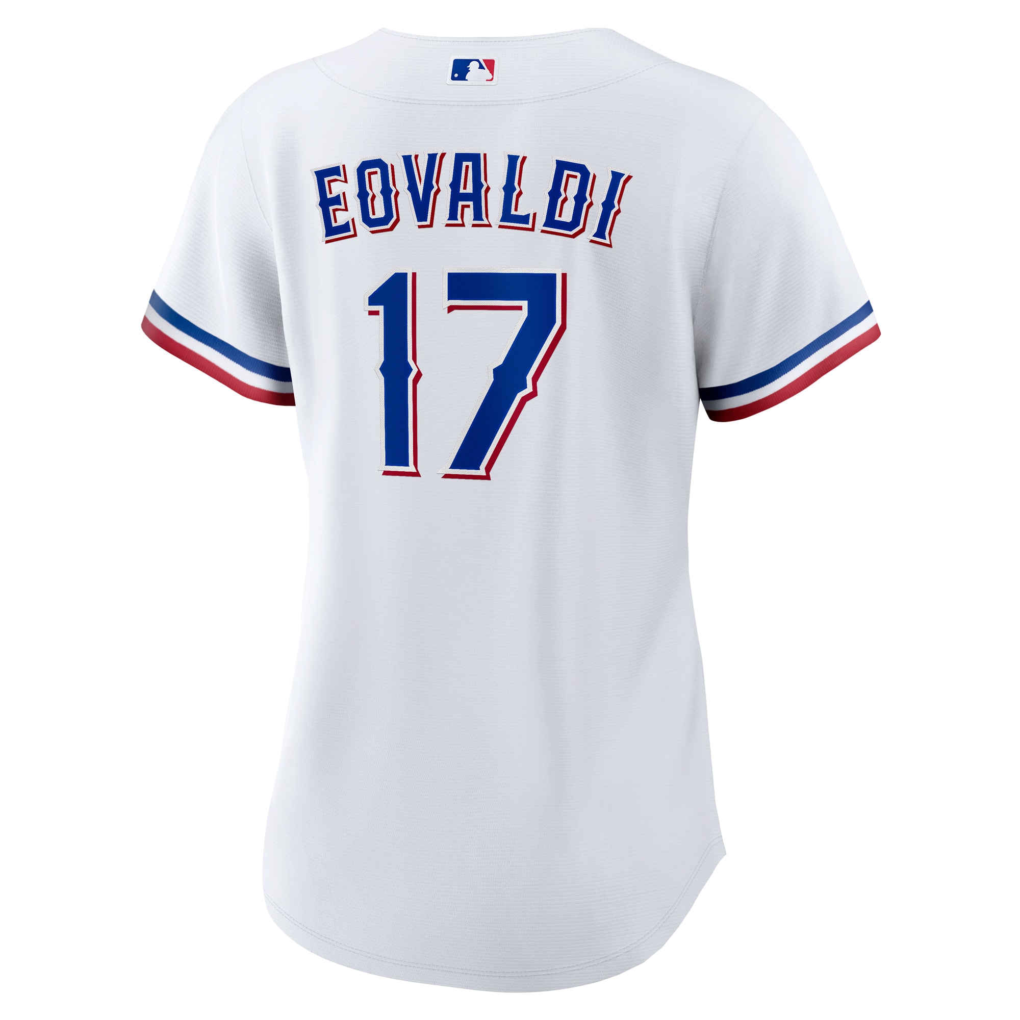 [LK] Nathan Eovaldi Texas Rangers Women's Home Replica Jersey - White