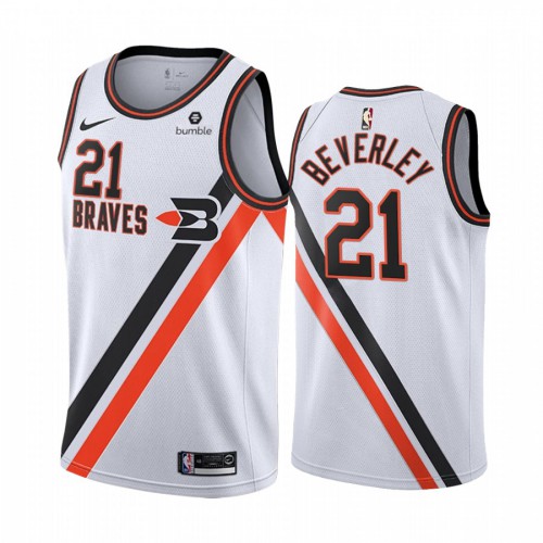 Nike Clippers White Angeles Clippers #21 Jersey - Value-Priced