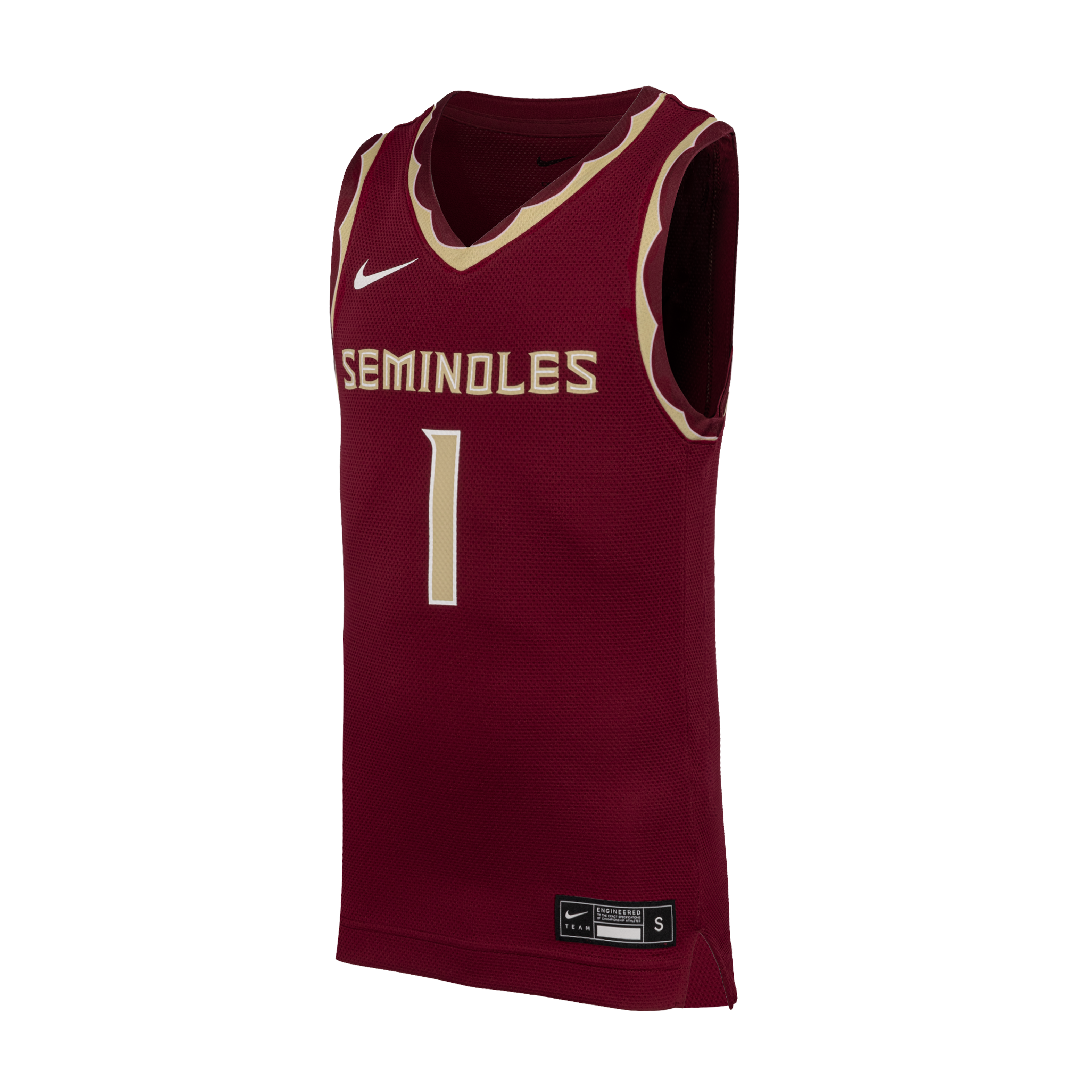 [DDG] Florida State Seminoles Youth Replica Basketball Jersey - Garnet