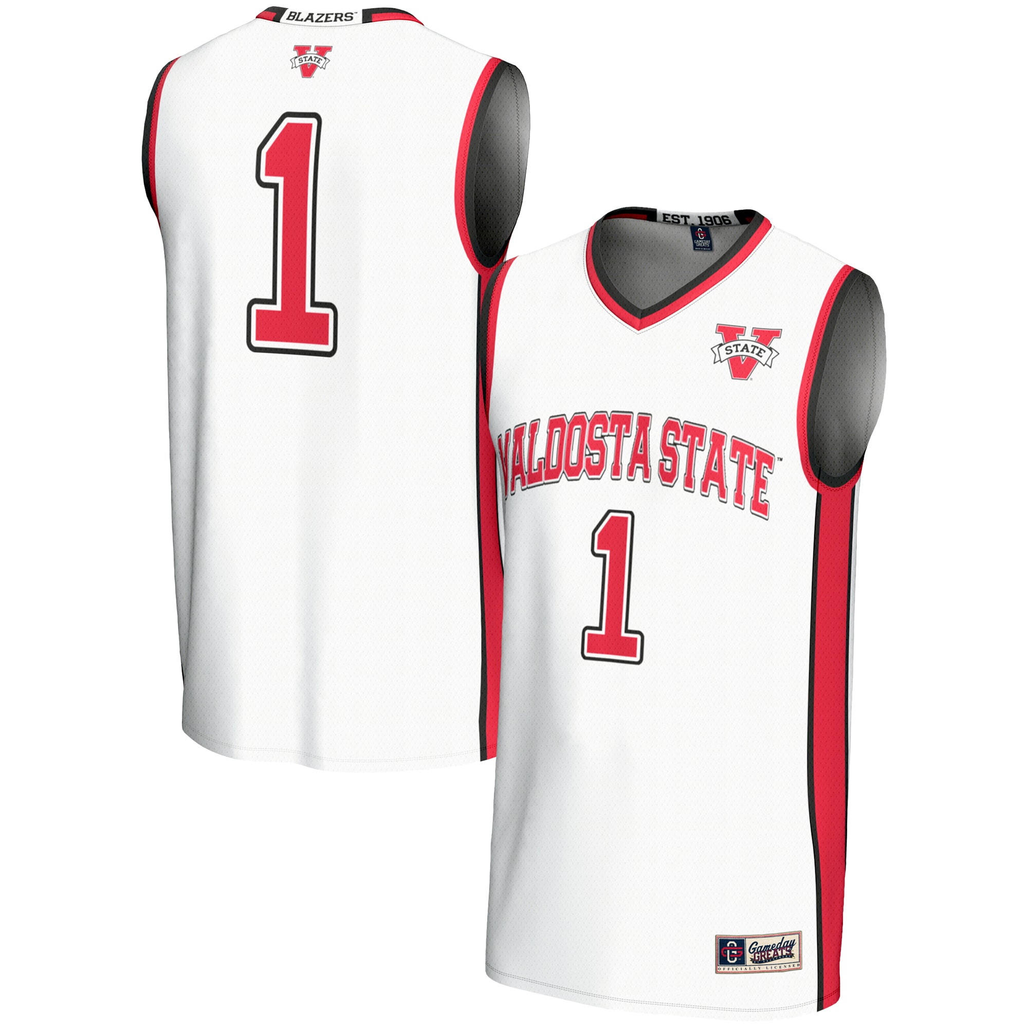 [NJP] Valdosta State Blazers GameDay Greats Youth Lightweight Basketball Jersey - White
