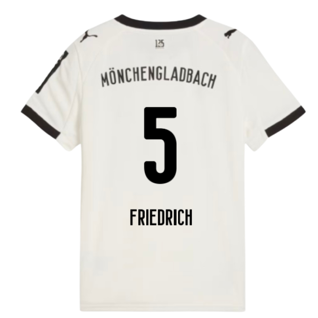 Football Borussia Mgb Home Shirt Kids Friedrich #5 Ultra Comfort A...