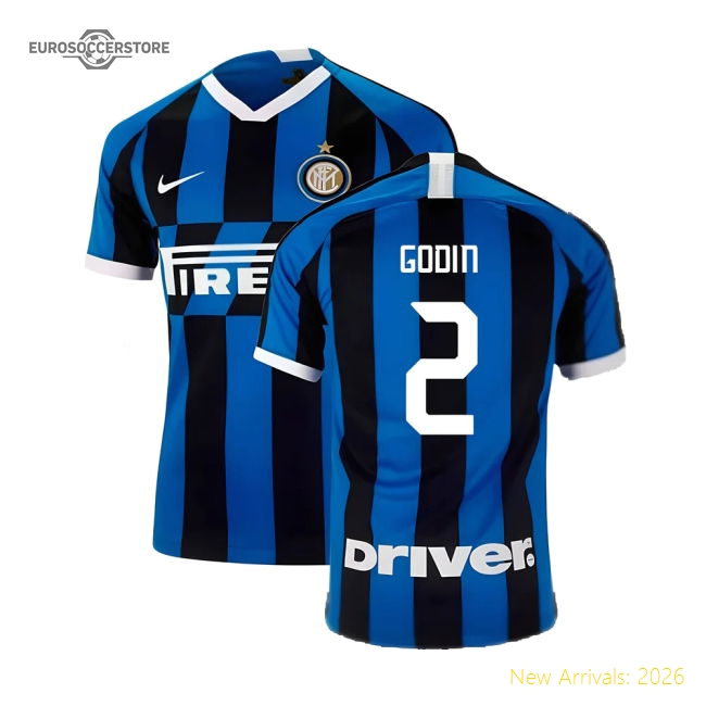 High-Quality 2019-2020 Inter Milan Home Shirt (Godin 2)