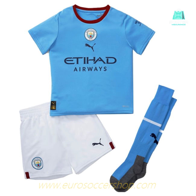 2022-2023 Man City Home Mini Kit (HAALAND 9)