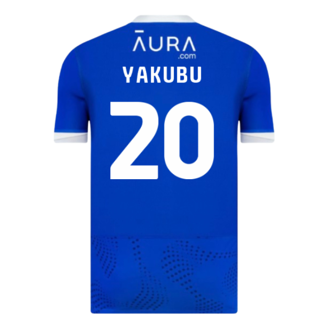 2025-20 Portsmouth Home Soccer Jersey Yakubu 20 M S
