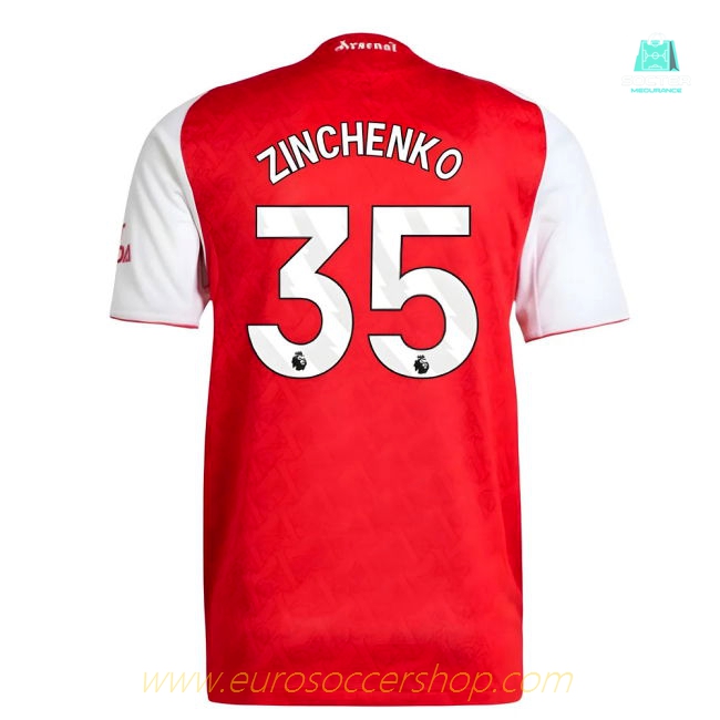 2025-2026 Arsenal Authentic Home Shirt (Zinchenko 35)