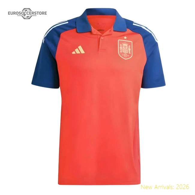 Spain Polo 2024-2025 Stadium Wear Jersey Supporter Exclusive