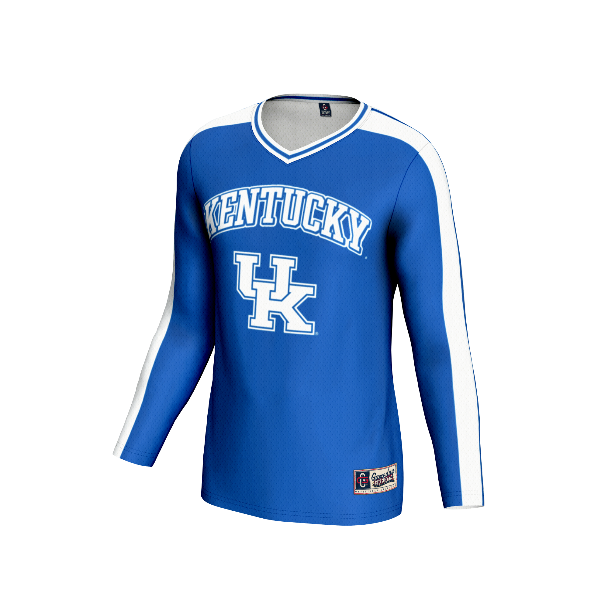 [NJP] Kentucky Wildcats GameDay Greats Youth Women's Volleyball Lightweight Fashion Jersey - Royal