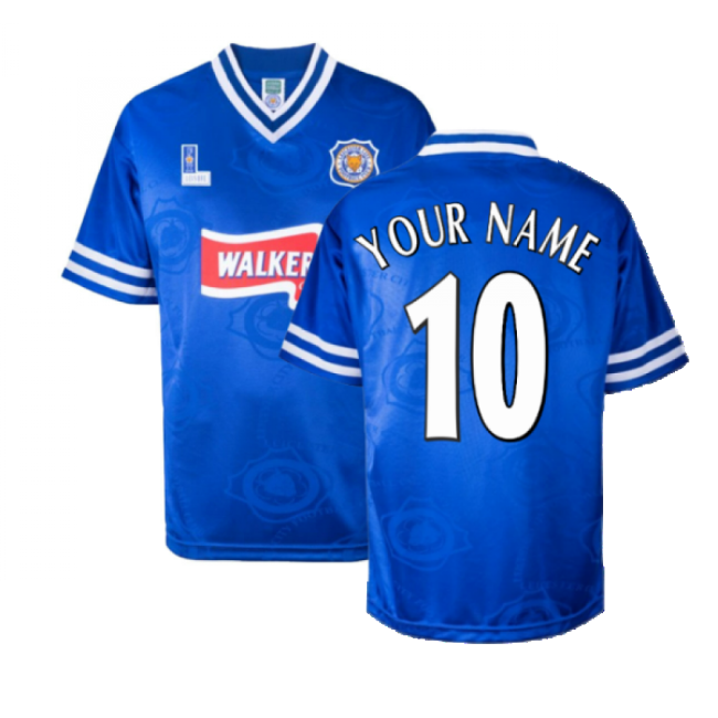 Leicester City 1997 Home Retro Top (Your Name)