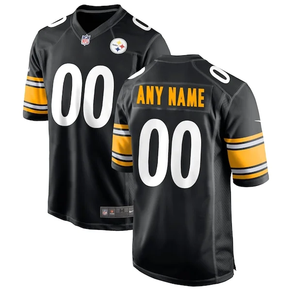 Pittsburgh Steelers Game NFL Jersey - Black | High-Quality Football...