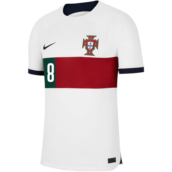 Men Por Bruno Fernandes Portugal Away Elite Away Jersey 2022