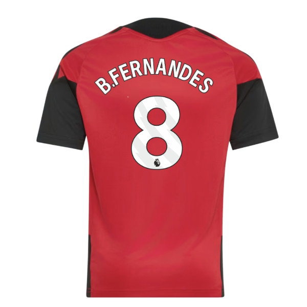 [HP] 2026-2027 Man Utd Training Jersey (Red) - Kids (B.Fernandes 8)