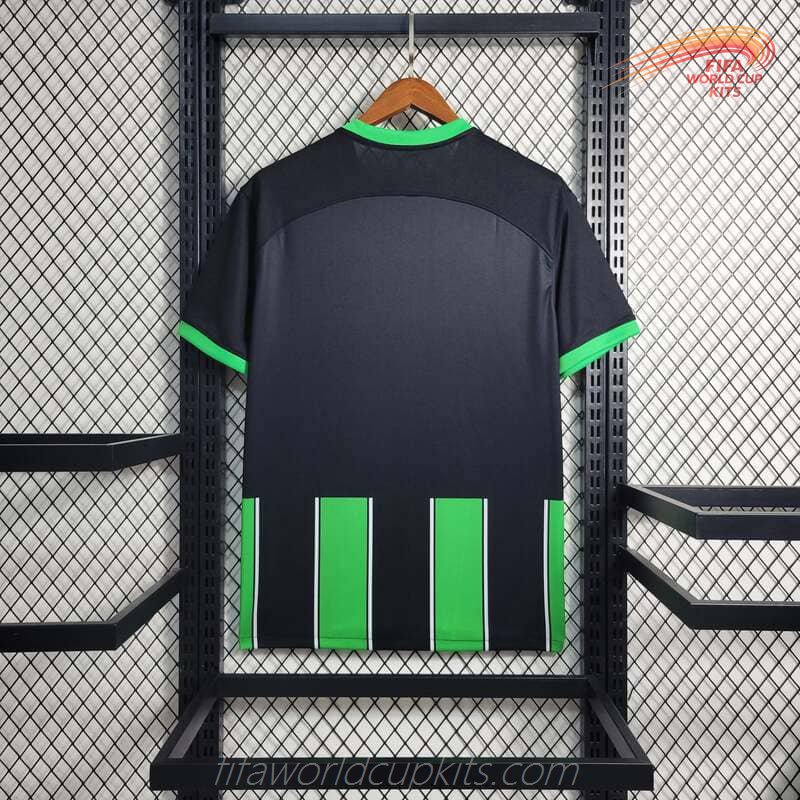 Brighton 23-24 Away Black/Green Football Kit