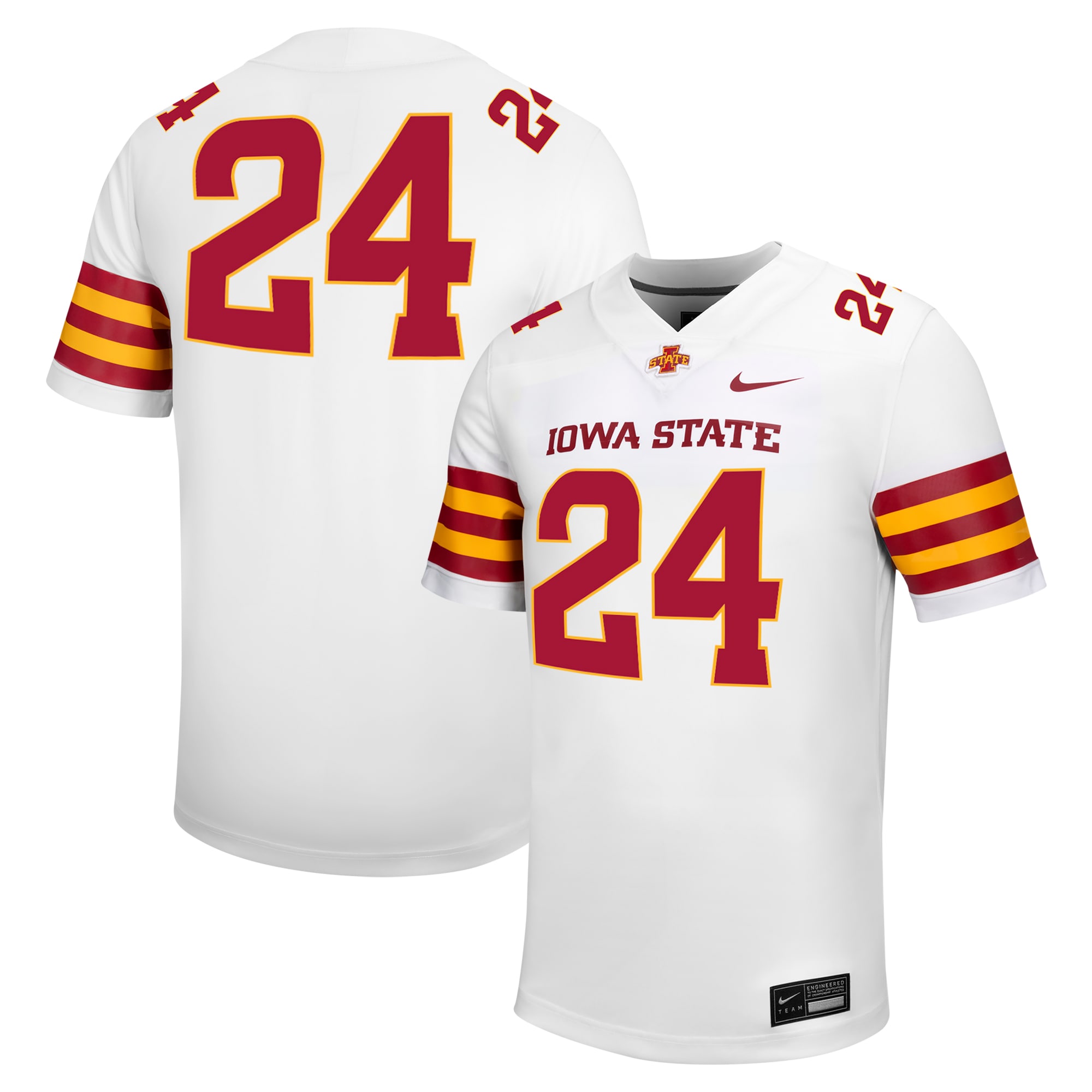 #24 Iowa State Cyclones Untouchable 26/27 Football Jersey?�C White