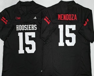 Men's None Black 2024 home jersey Fernando Mendoza #15 embroidered