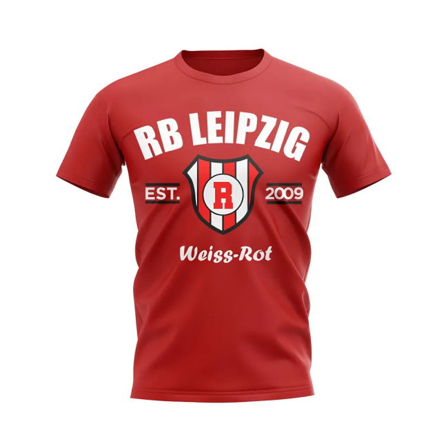 Rb Leipzig Established Football T-Shirt (Red) | Professional