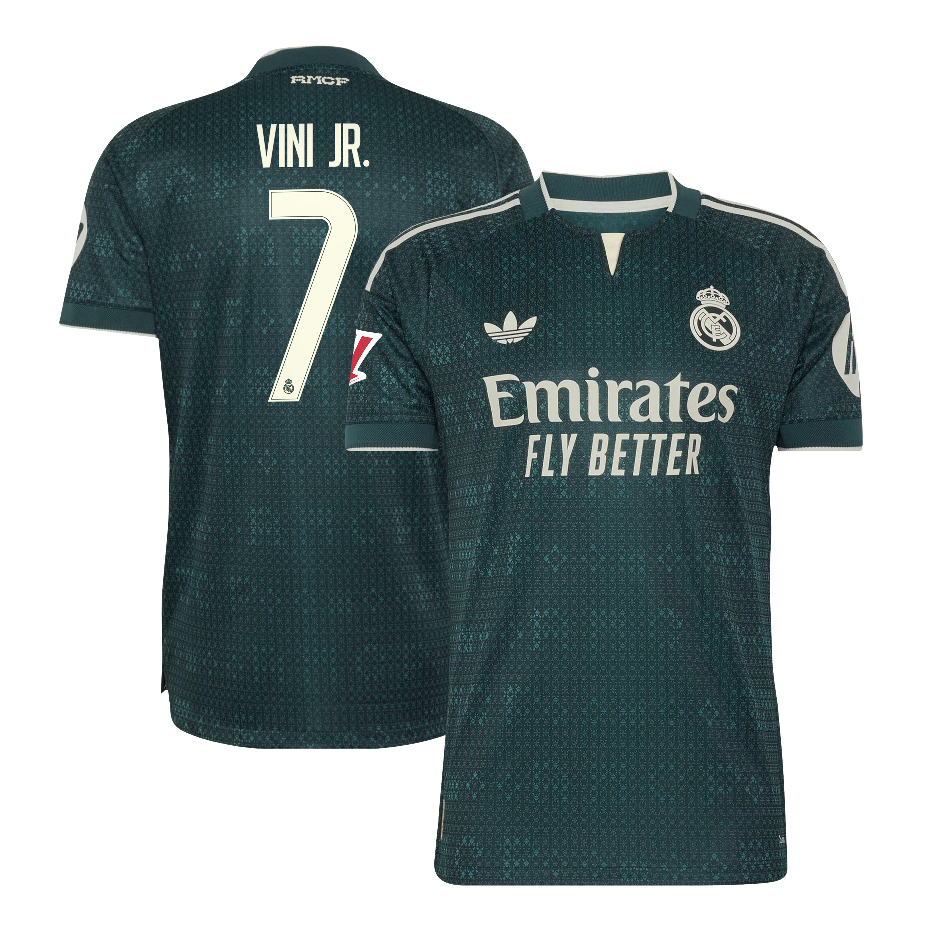 [SJH] Vini Jr. Real Madrid 2026/27 Away On-Field Authentic Jersey - Green