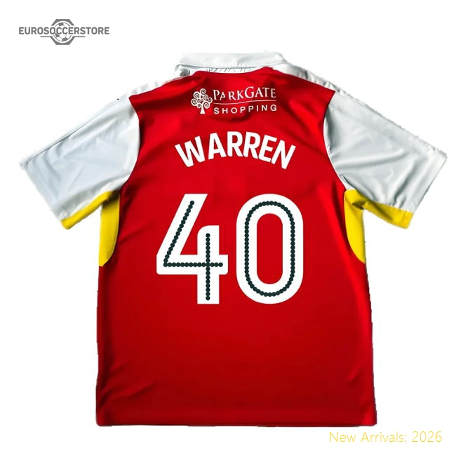 Rotherham 2016-17 Home Shirt ((good) Xl) (warren 40) - Collectors Item