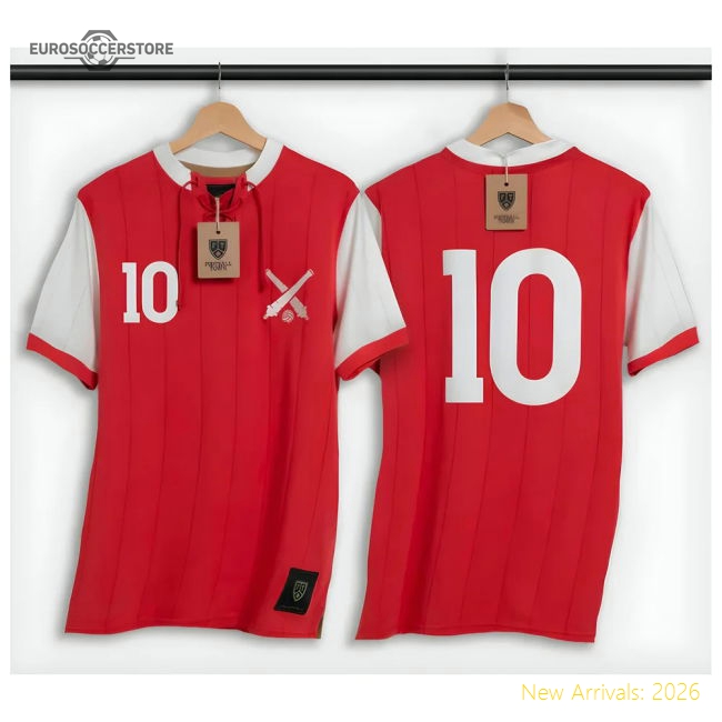 The Cannon Bergkamp First Vintage Football Jersey with Laces