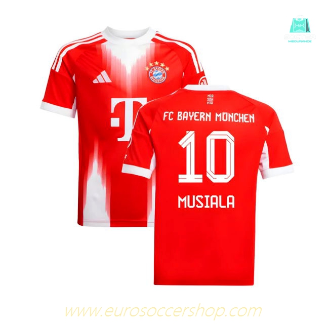 2025-2026 Bayern Munich Home Shirt (Kids) (Musiala 10)
