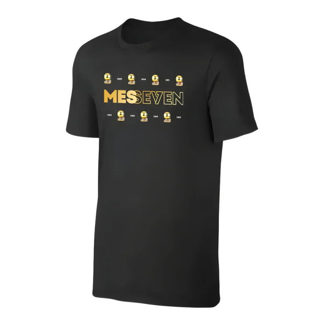 Tournament-Edition Championship Lionel Messi Messeven T-Shirt, Black