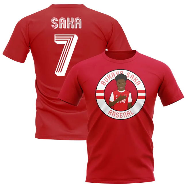 New Arsenal T-Shirt Game Jersey 2025-2026
