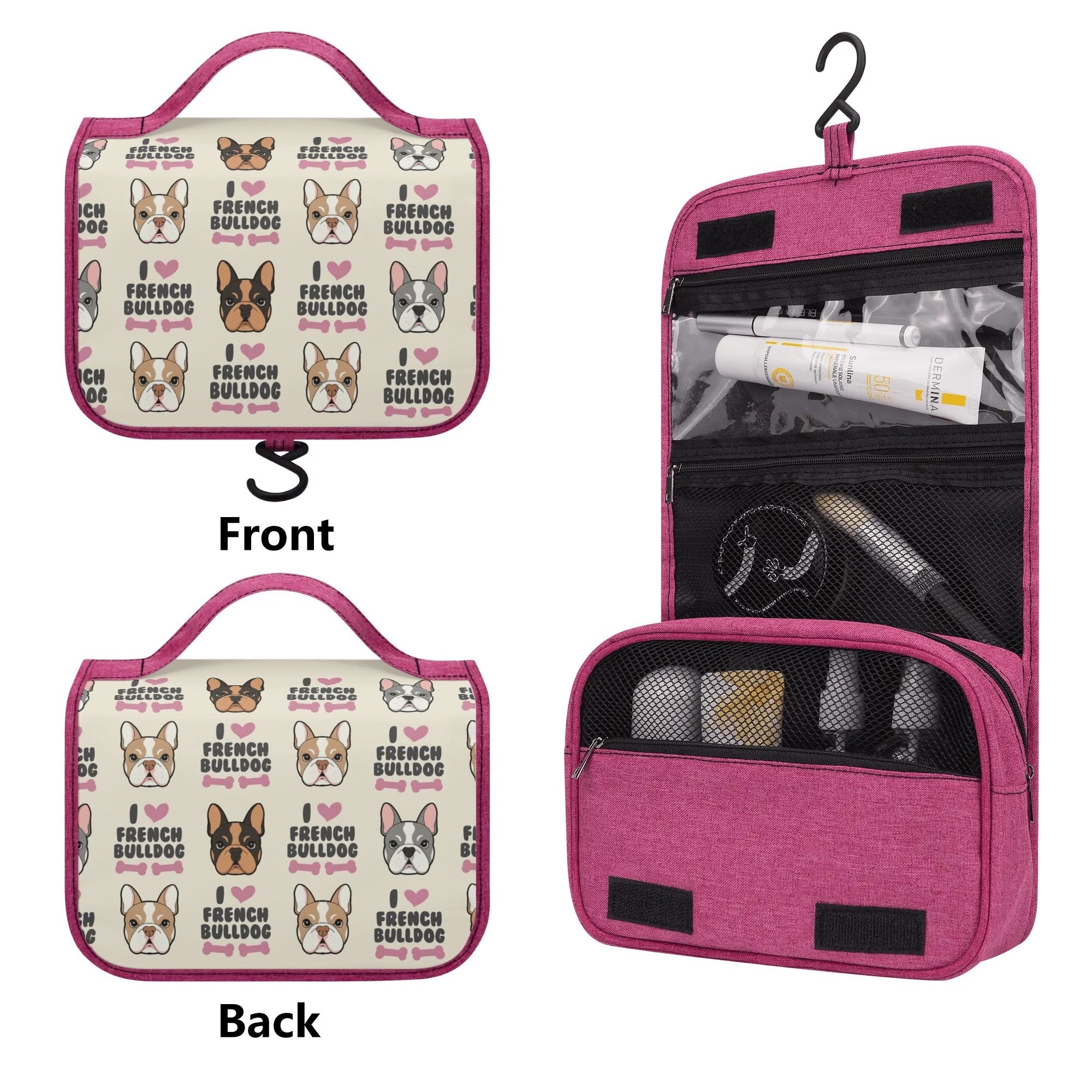 Trendy Durable Sophie - Cosmetic Travel Bag for Pet Enthusiasts