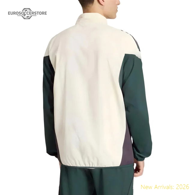 Excellent 2025-2026 Juve Eu Presentation Hooded Jacket (ecru Tint)