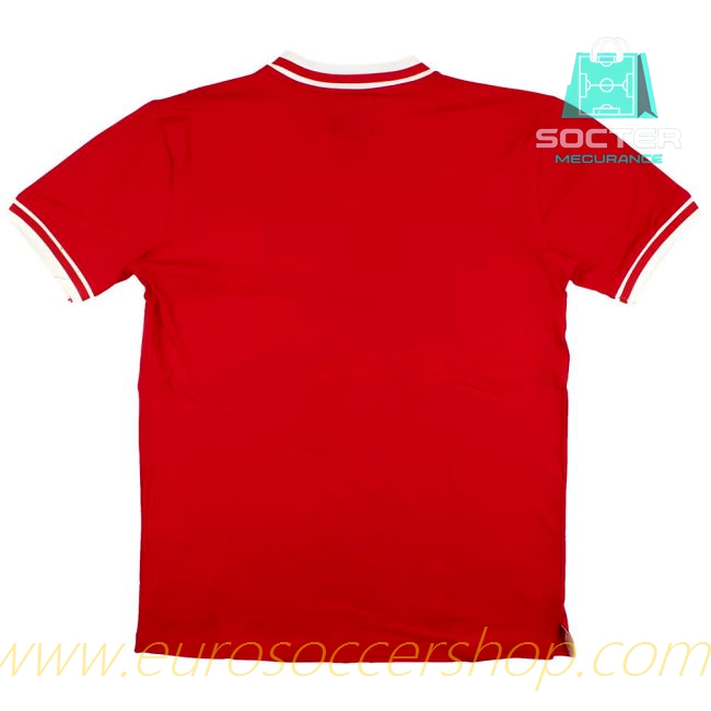 Denmark Home Football Shirt (M LAUDRUP 10)