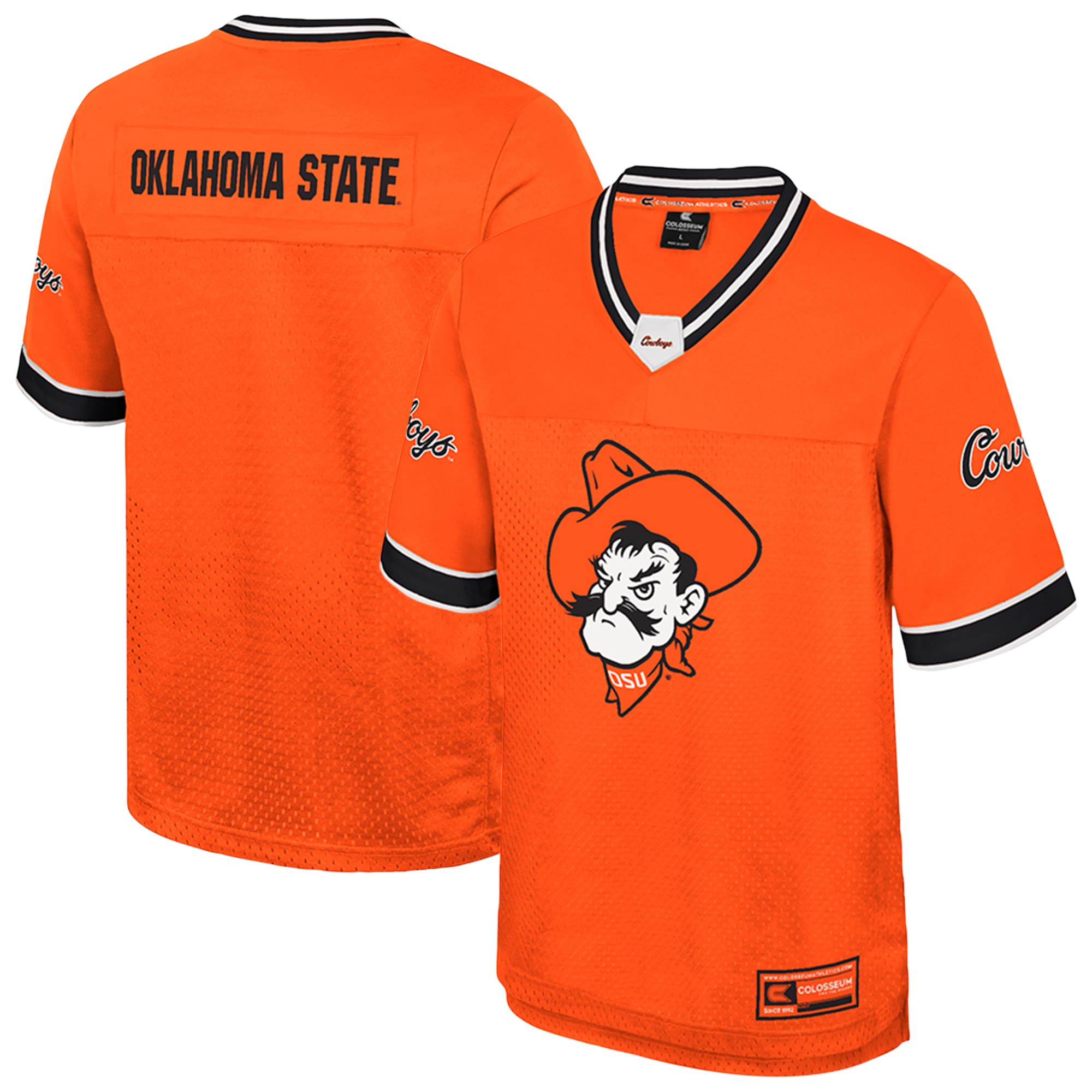[NJP] Women's Oklahoma State Cowboys Colosseum Nothing But The Hits Football Jersey - Orange