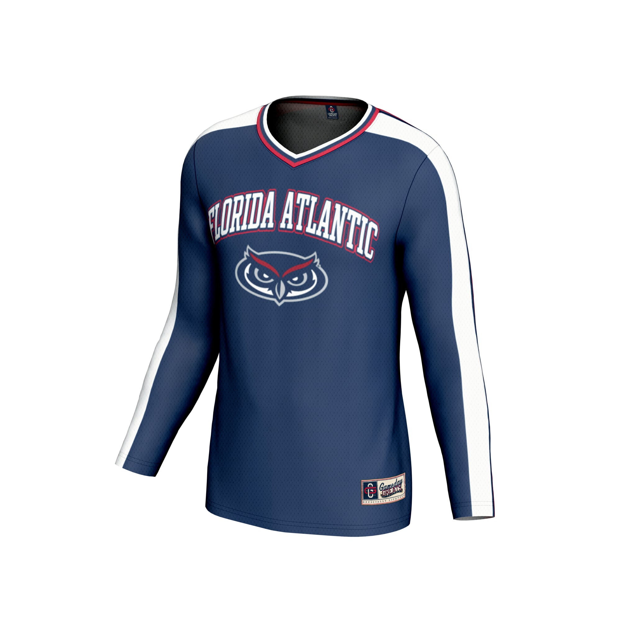 #1 Florida Atlantic Owls GameDay Greats Youth Lightweight Collegiate Volleyball Fashion Jersey - Navy
