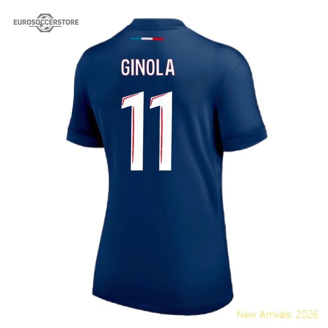 Football Team Ginola Elegant Womens Jersey Climacool Moisture-wicking