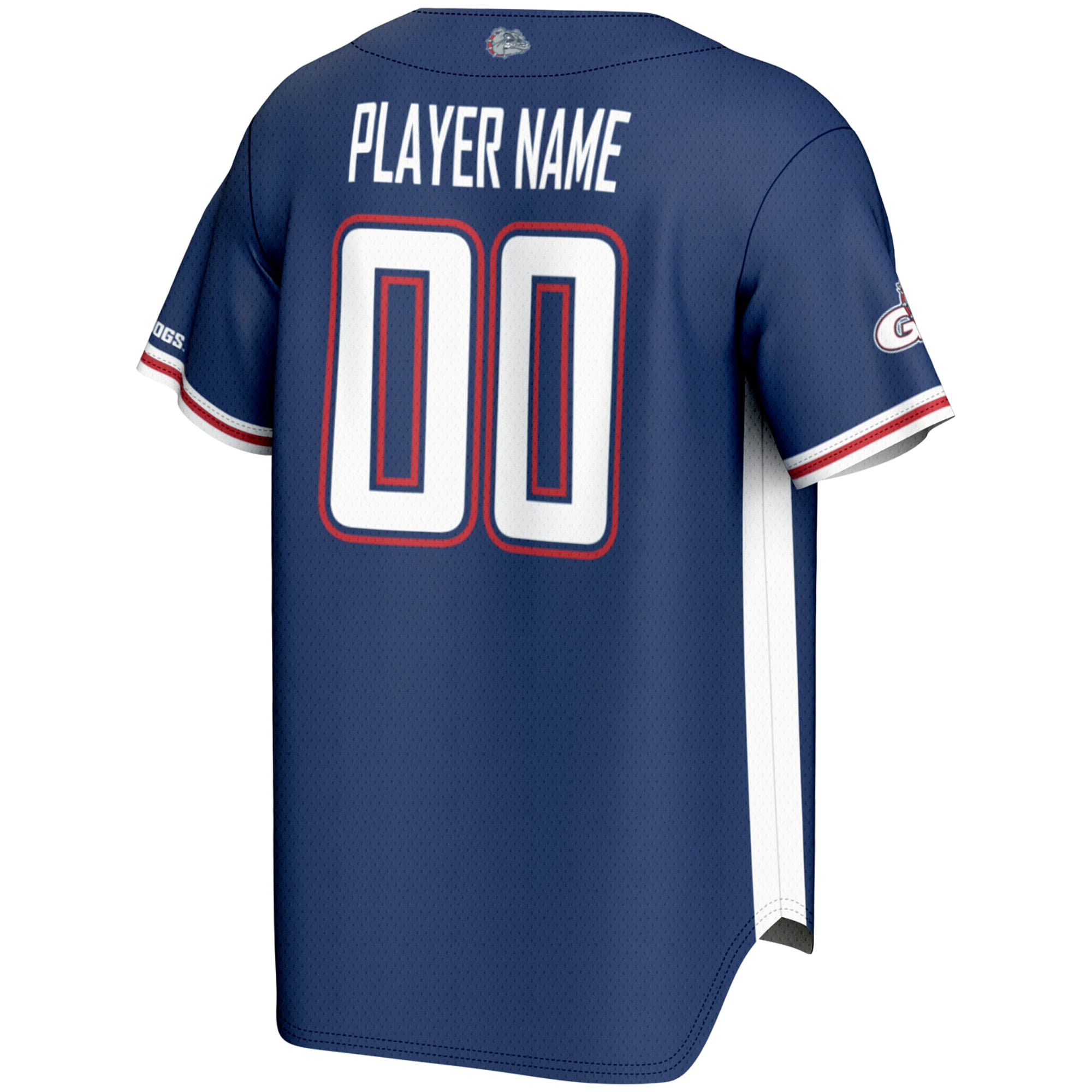 Gonzaga Bulldogs GameDay Greats Youth NIL Pick-A-Player Baseball Lightweight Jersey - Navy