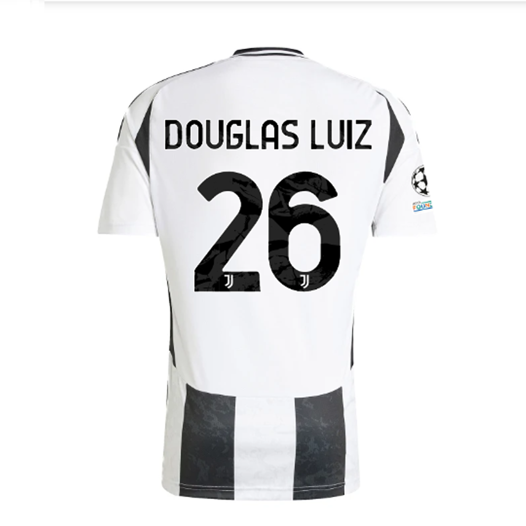 Juventus Douglas Luiz 2024-2025 UCL Home Jersey – Authentic Shirt