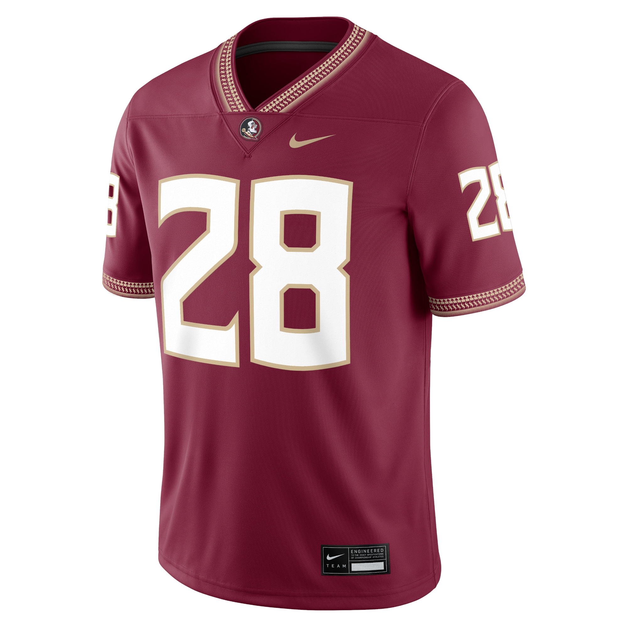 [DDG] Warrick Dunn Florida State Seminoles Alumni Game Jersey - Garnet